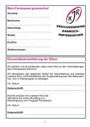 Vorschau auf den Ferienpass 2012 (*.pdf, 16,6 - Kreisjugendring ...