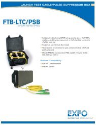 FTB-LTC/PSB Launch Test Cable/Pulse Suppressor Box