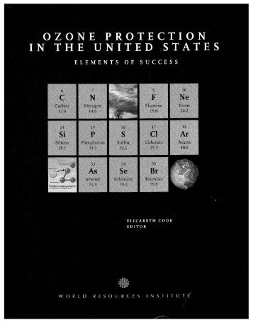 OZONE PROTECTION c - World Resources Institute