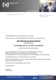 WJ Straubing Sommerfest