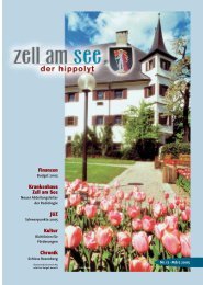 Der Hippolyt Nr. 17 - März 2005 - Stadtgemeinde Zell am See ...