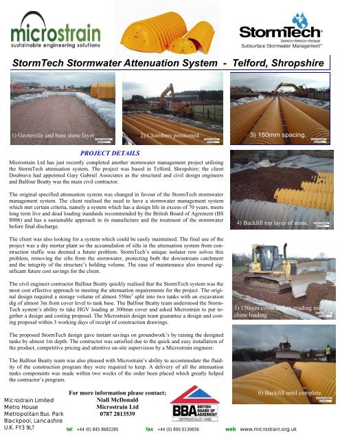 Telford, Shropshire - StormTech