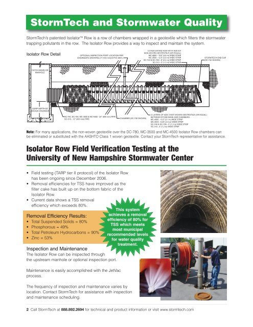 Green Infrastructure Brochure - StormTech