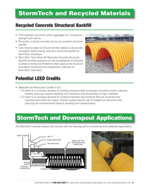Green Infrastructure Brochure - StormTech