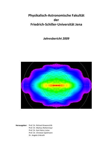 Physikalisch-Astronomische Fakultät - Friedrich-Schiller-Universität ...