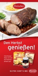 Rezeptheft Den Herbst genießen - Fleischer