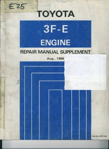 3FE Repair Manual