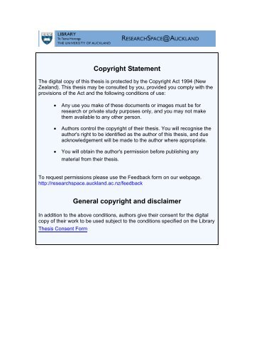 Copyright Statement General copyright and disclaimer