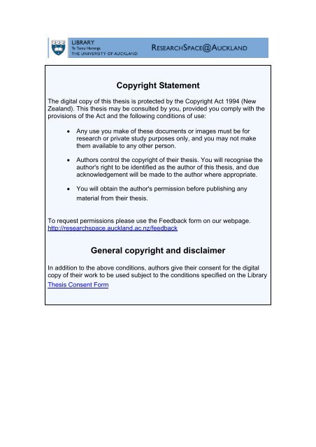 Copyright Statement General copyright and disclaimer