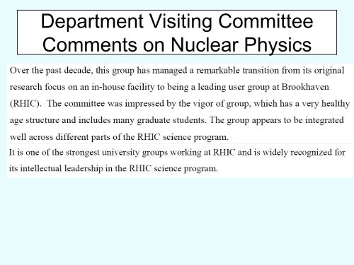 NUCLEAR PHYSICS - Stony Brook University