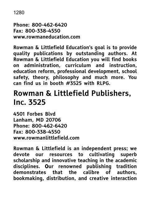 ALA 2010 Annual Conference Program and Exhibit Directory