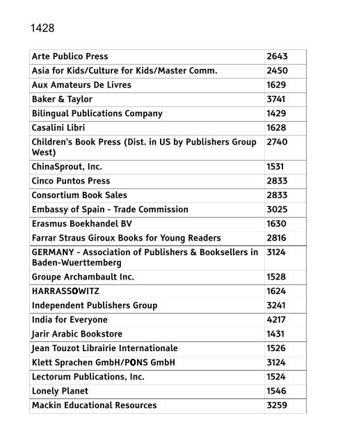 ALA 2010 Annual Conference Program and Exhibit Directory