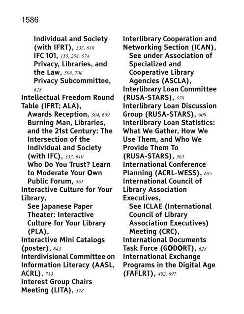 ALA 2010 Annual Conference Program and Exhibit Directory