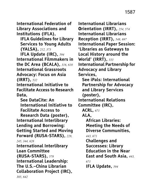 ALA 2010 Annual Conference Program and Exhibit Directory