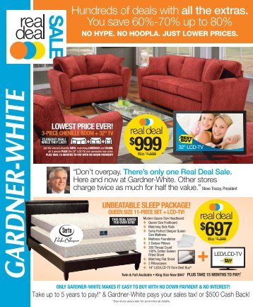 Lowest Price Ever! - Gardner-White Furniture