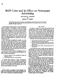 ROP Color and Its Effect on Newspaper Advertising - American ...