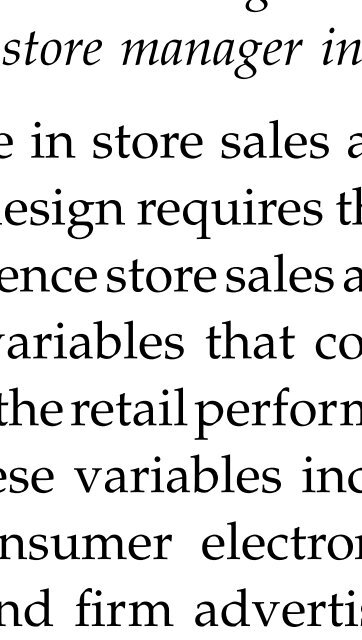 Store Manager Incentive Design and Retail Performance: An ...