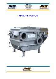 21 Prospekt Mikrofiltration komplett neu - PVS