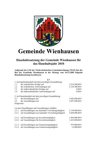 Gemeinde Wienhausen - Samtgemeinde Flotwedel