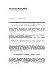 Bericht der Gleichstellungsbeauftragten 2004-2006 - Samtgemeinde ...