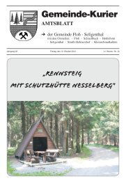 Gemeinde-Kurier - Gemeinde Floh-Seligenthal