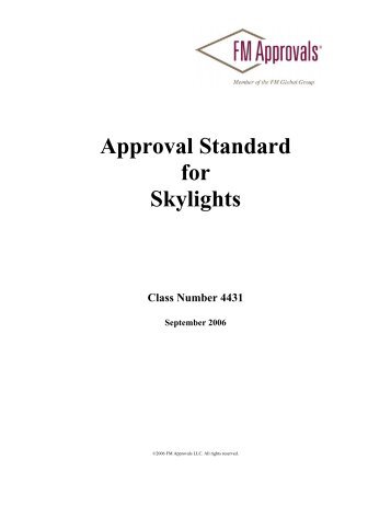 Approval Standard 4431 - FM Global