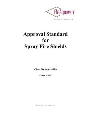 Spray Fire Shields 4999 - FM Global