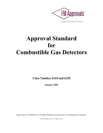 Approval Standard 6310, 6320 - FM Global