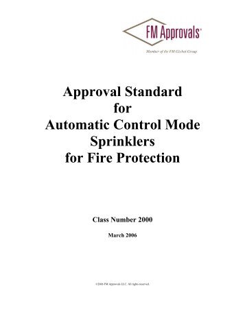 Approval Standard 2000 - FM Global