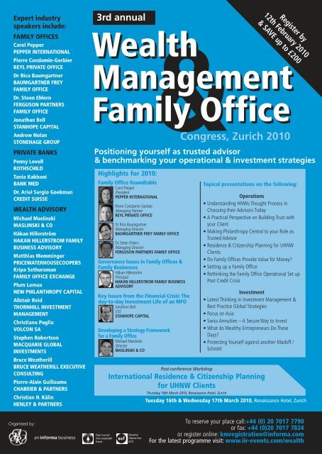 Wealth Management & Family Office - Henley & Partners