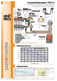 Datenblatt laden (0.5 MB) - Variotherm