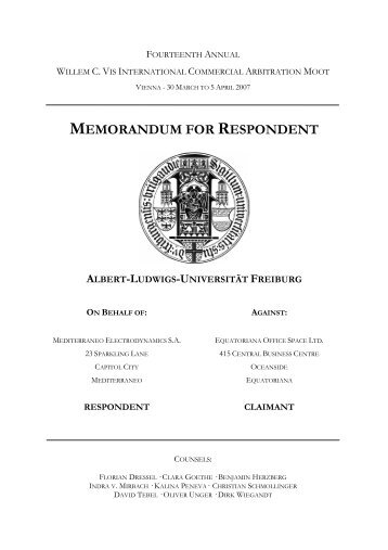 MEMORANDUM FOR RESPONDENT