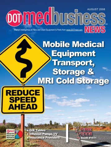 Mobile Medical Equipment Transport, Storage & MRI ... - DOTmed.com