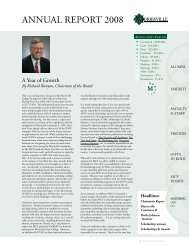 AnnuAl RePoRt 2008 - Morrisville State College