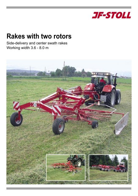 Rakes with two rotors - JF-Stoll
