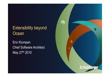 Extensibility beyond Ocean - Schlumberger