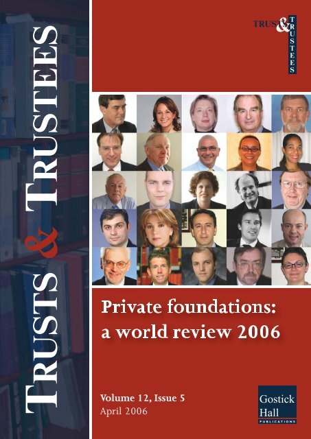 Front Matter (PDF) - Trusts & Trustees