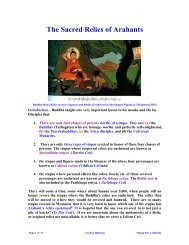 The Sacred Relics of Arahants - Usamyanmar.net
