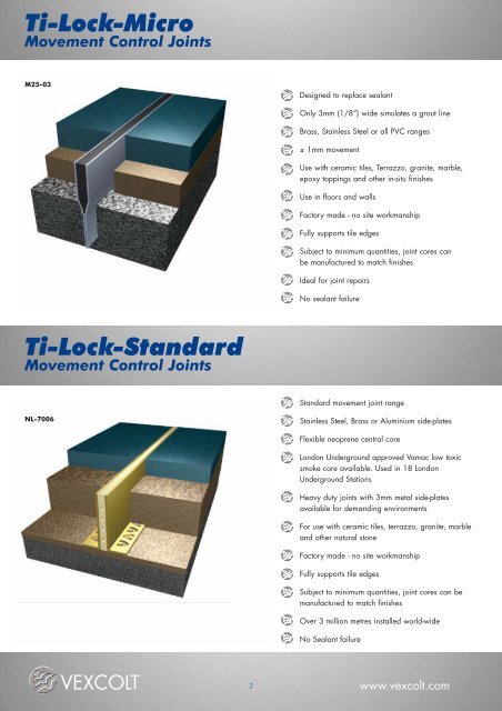 React 300 Series Architectural Expansion Joint Systems - CorkJoint