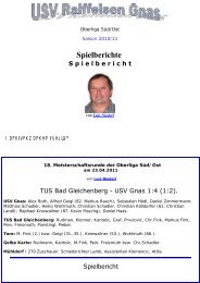 TUS Gleichenberg - SVG - SV-Gnas