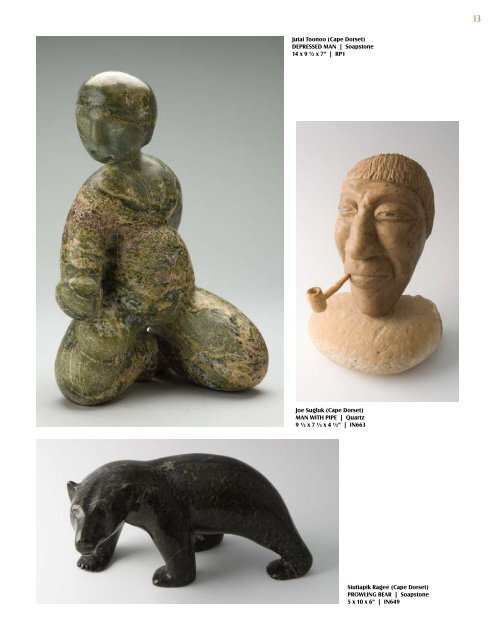 Inuit Carvings: - Pucker Gallery