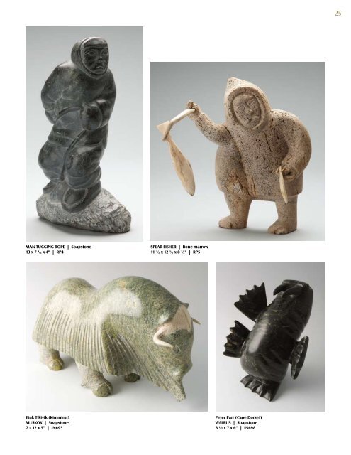 Inuit Carvings: - Pucker Gallery