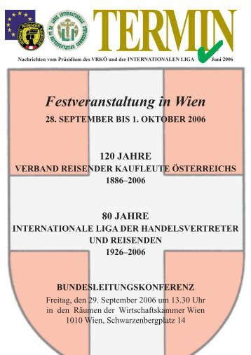 TERMIN - Verband Reisender Kaufleute Österreich