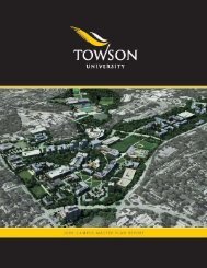 2009 Campus Master Plan Report - Towson University
