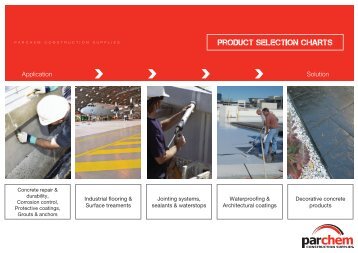 Product Selection CHARTS - Parchem