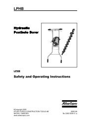 Safety & Operating Instructions - Crowder Hydraulic Tools