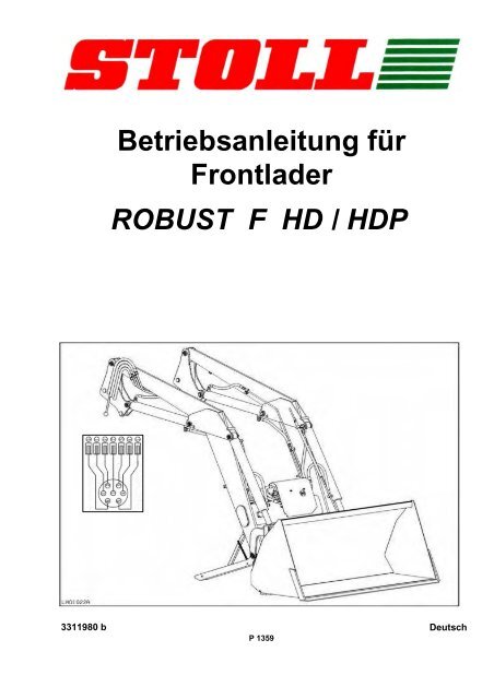 P1359_Robust F HD-HDP-Deutsch.pdf - STOLL