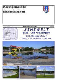 Gemeindezeitung Juni 2004 - Marktgemeinde Sinabelkirchen