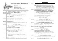 Kastelruther Pfarrblatt - PFARREI HL. KREUZ Seis am Schlern