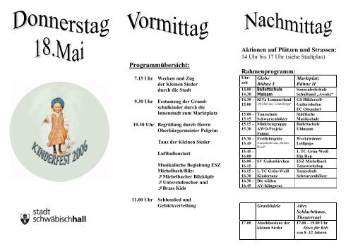 Flyer - Stadt Schwäbisch Hall